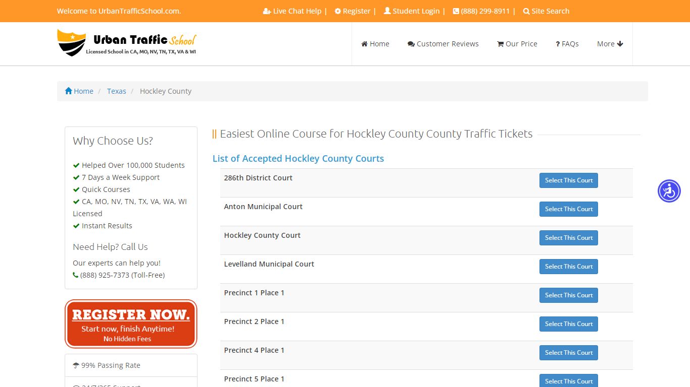 Hockley County in Texas State - Online Traffic School by ...